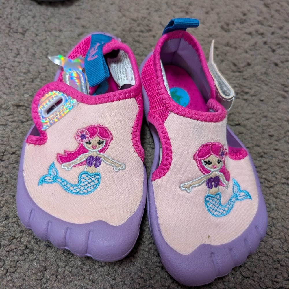 Mermaid Water Shoes for Kids - Pink and Purple